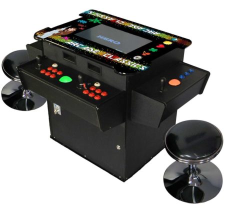 3 SIDE Arcade Cocktail  w/1162 Game in 1 Machine FREE  STOOLS 